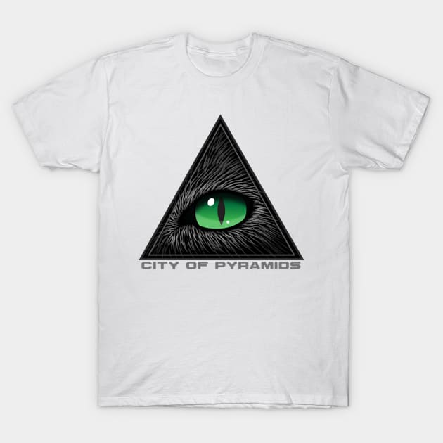 Eyeconic - Cat T-Shirt by cityofpyramids